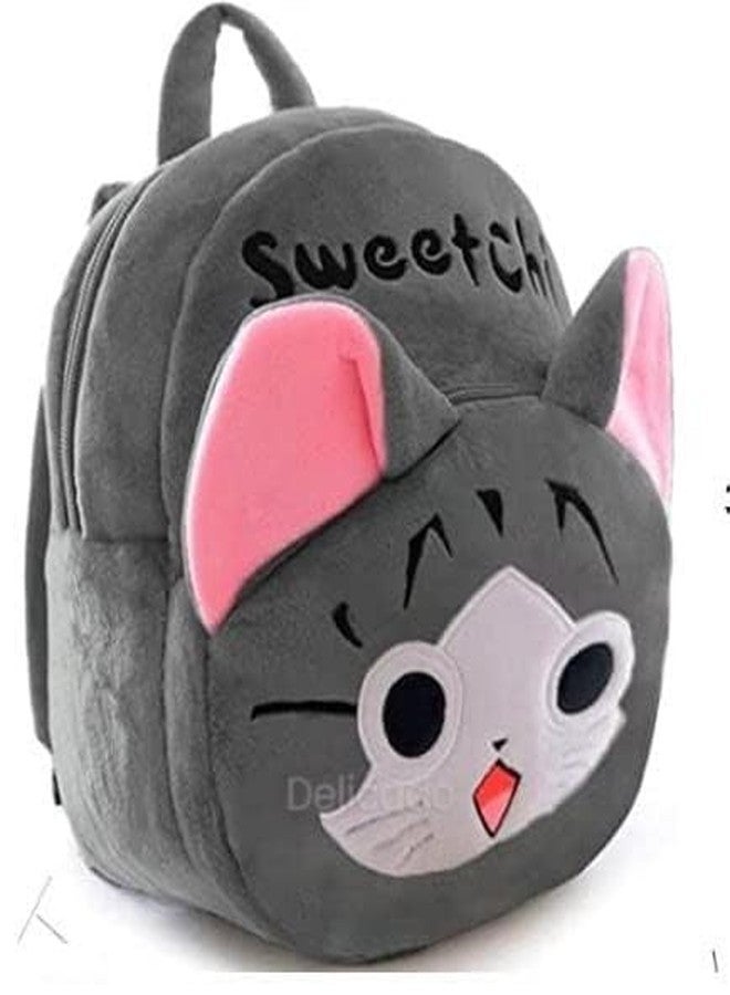 Delicado Toddler Preschool Kids Backpack for School/Nursery/Picnic/Travelling Bag for Baby Girl Boy Age 1 to 5 Years (14 * 12 inches) (Sweetchi_Grey) - Image 3